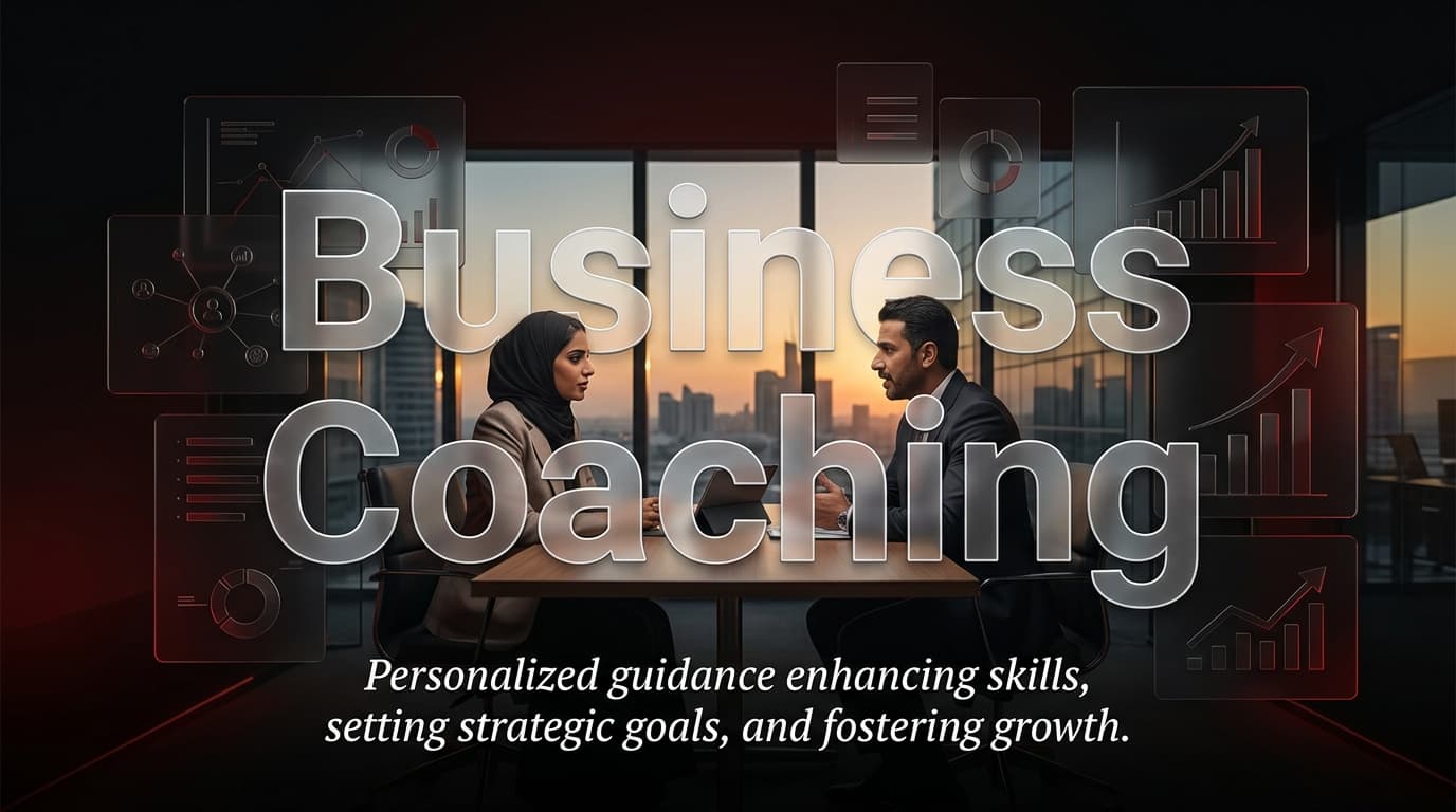 Business Coaching: Executive discussing strategy in GCC.