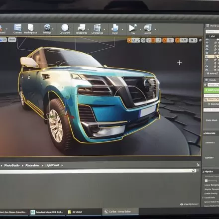 3D Simulation - Nissan Patrol 2020 HiT Land