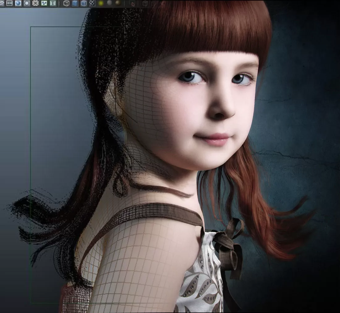 3D Visualize Award winner Character - Bonnny Girl