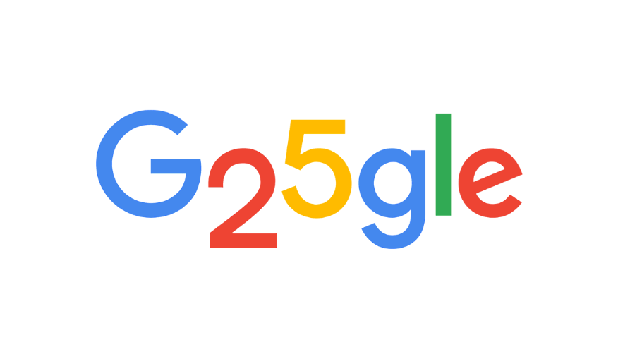 بیست و پنجمین سالگرد تولد گوگل