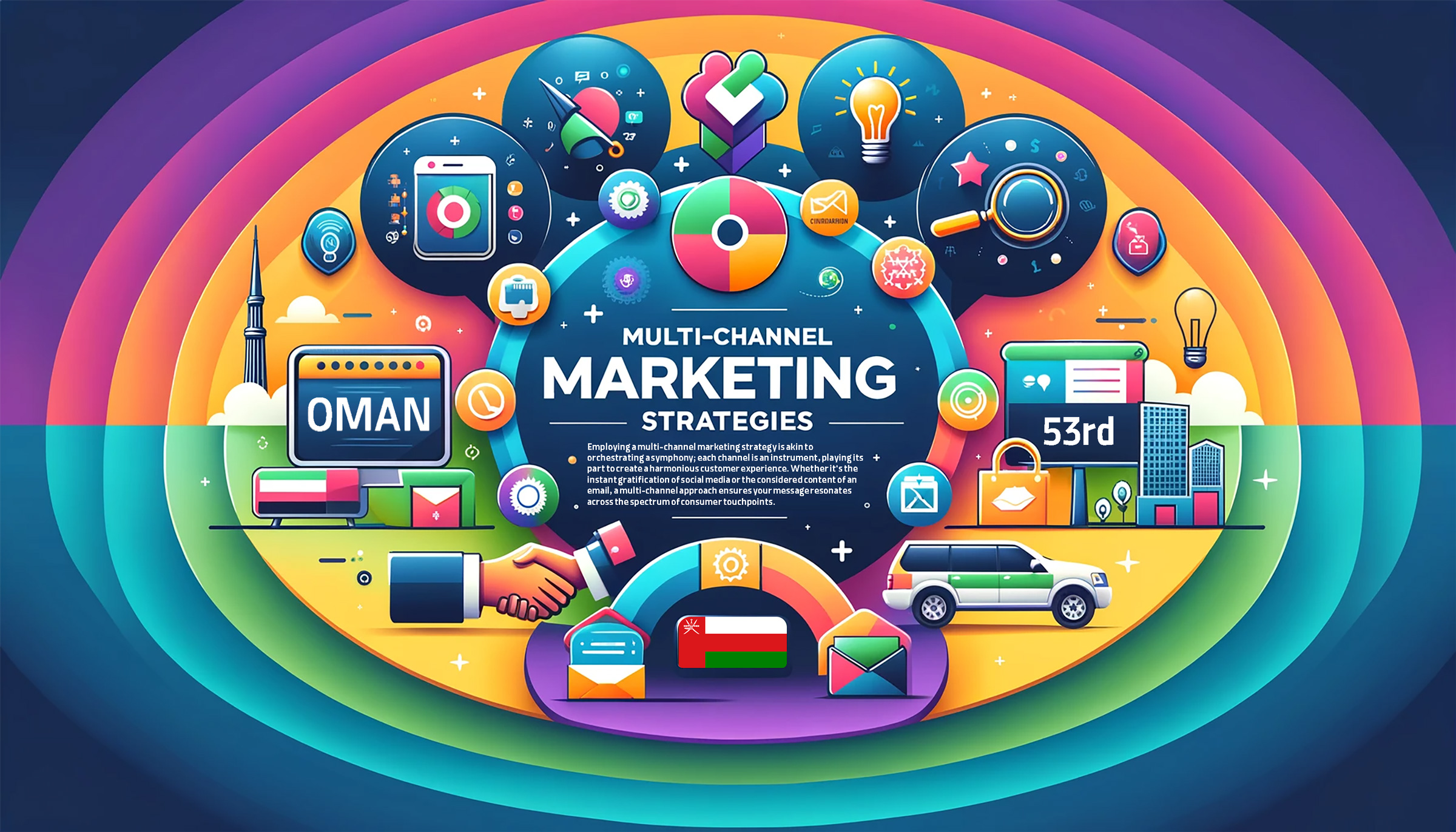 Innovative Marketing Campaigns for Oman’s 53rd National Day: A Multi-Channel Approach HiT Land